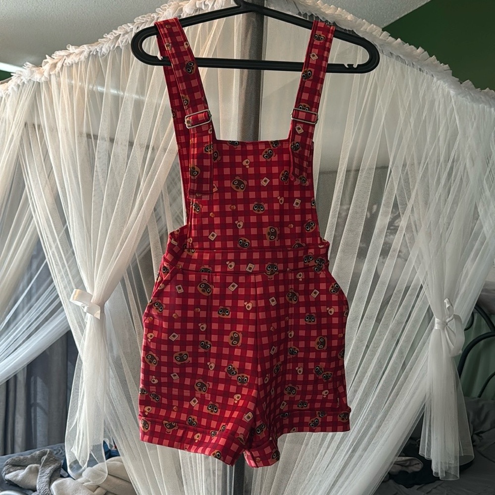 Animal Crossing Short Overalls